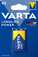 Varta Longlife Power 4922 E-Block 6LR61 Alkaline 9V Batterie 1er Blister