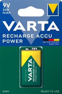 Varta Recharge Accu Power 9V 200mAh 1er Blister