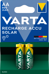 Varta Recharge Accu Solar AA 800mAh 2er Blister