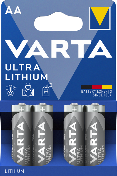 Varta Ultra Lithium AA 6106 FR14505 4er Blister