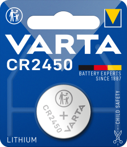 Varta Lithium 6450 CR2450 Knopfzelle 1er Blister