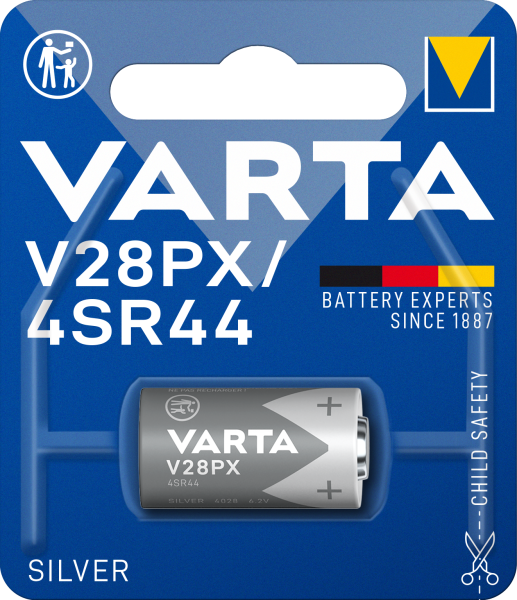 Varta Professional Electronics V 28 PX  - 4 SR 44 - 4028 1er Blister