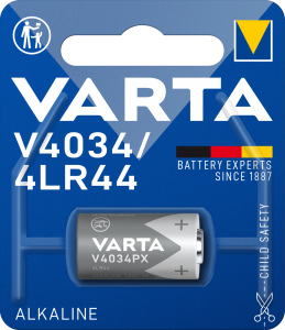 Varta Alkaline Spezial V4034 - 4 LR 44 - 4034 1er Blister