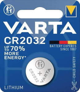 Varta Lithium CR2032 Knopfzelle 3V Rundzelle 1er Blister