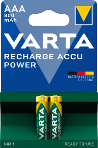 Varta Recharge Accu Power AAA 800mAh 2er Blister