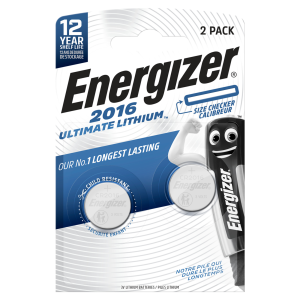 Energizer Ultimate Lithium CR2016 Knopfzelle 2er Blister