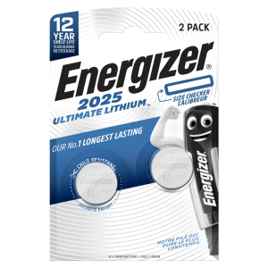 Energizer Ultimate Lithium CR2025 Knopfzelle 2er Blister
