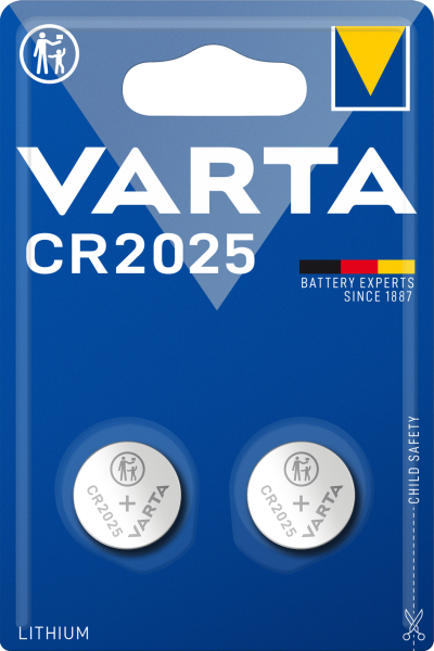 Varta Lithium CR2025 2er Blister