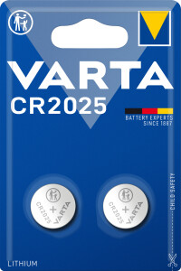 Varta Lithium CR2025 Knopfzelle 2er Blister