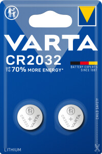 Varta Lithium CR2032 Knopfzelle 2er Blister