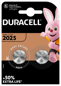 Duracell Lithium CR2025 Knopfzelle 2er Blister