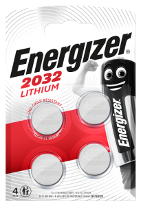 Energizer Lithium CR2032 Knopfzelle 4er Blister