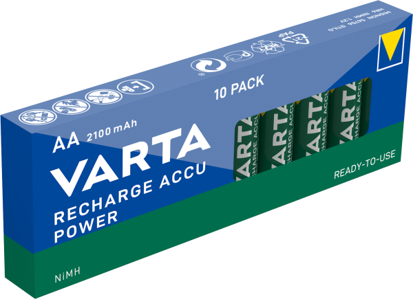 Varta Recharge Accu Power AA 2100mAh 10er Pack