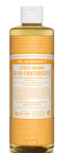 Dr. Bronners 18 in 1 Seife - Zitrus-Orange - 475ml