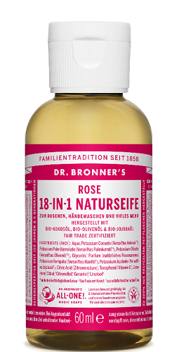 Dr. Bronners 18 in 1 Seife - rose - 60ml