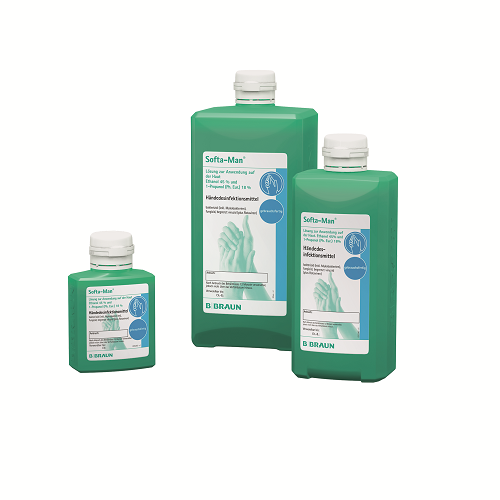 SOFTA MAN ViscoRub 100 ml Kittelflasche Hände-Desinfektionsmittel für einen effektiven Schutz vor Viren und Keimen