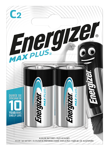 Energizer Max Plus C Baby LR14 Alkaline 1,5V Batterie 2er Blister