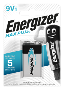 Energizer Max Plus 9V E-Block LR61 Alkaline 9V Batterie...