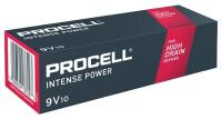 Duracell Procell Intense 9V E-Block MN1604 6LR61 10er Pack