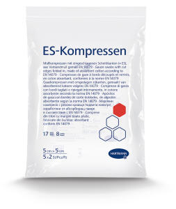 ES-Kompressen steril 8-fach 5 x 5 cm (5 x 2 Stück)