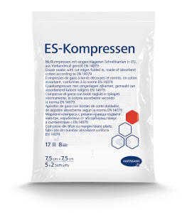 ES-Kompressen steril 8-fach 7,5 x 7,5 cm (5 x 2 St&uuml;ck)