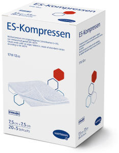 ES-Kompressen steril Großpackung 12-fach - 7,5 x...