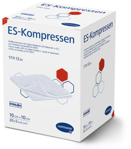 ES-Kompressen steril Großpackung 12-fach - 10 x 10 cm (20 x 5 Stück)