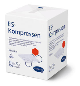 ES-Kompressen unsteril 8-fach 10 x 10 cm