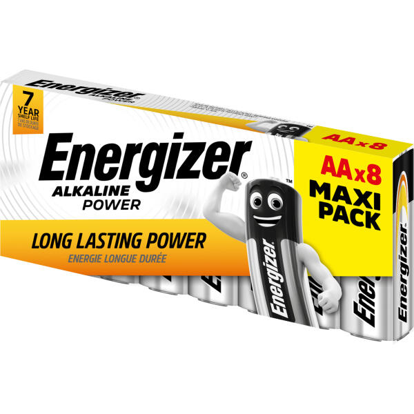 Energizer Alkaline Power AA E91 LR6 8er Pack