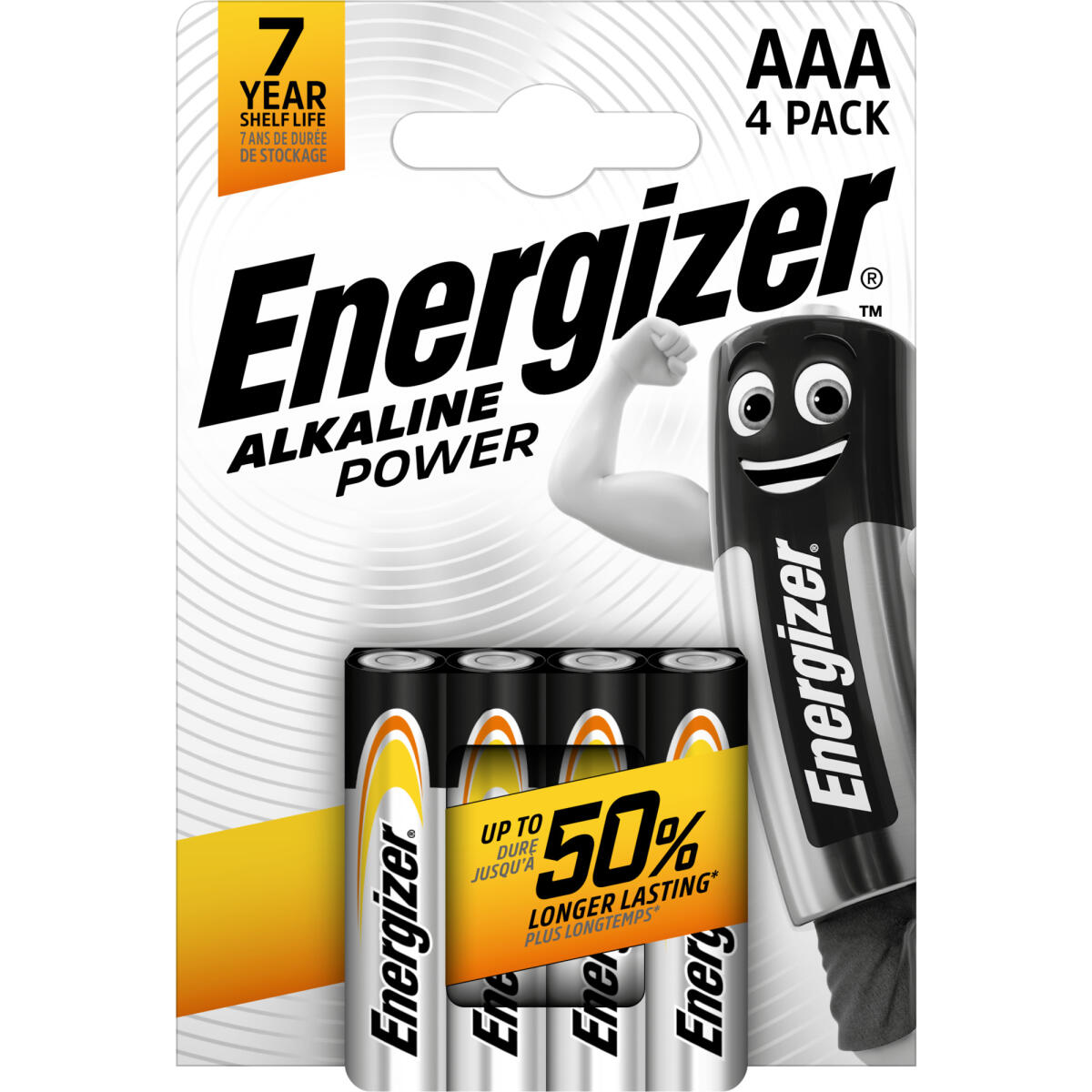 Alkaline AAA Blister E92 LR03 Power 4er Energizer