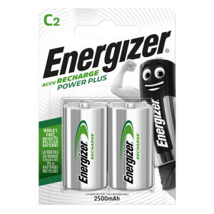 Energizer Rechargeable Power Plus Baby C HR14 2500mAh 2er...