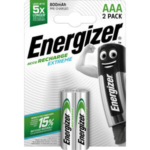 Energizer Rechargeable Extreme AAA Micro HR03 800mAh 2er Blister
