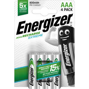 Energizer Rechargeable Extreme AAA HR03 4er Blister