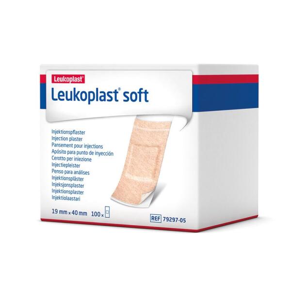 Leukoplast Soft Injektionspflaster 4 x 1,9cm, Pack: 100 Stück