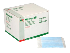 L & R Vliwazell Saugkompresse steril (VPE: 25...