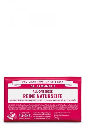Dr. Bronners Reine Naturseife Rose 140gr.