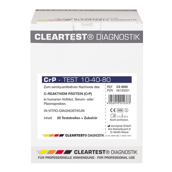 Cleartest CrP 10/40/80 | verschiedene Mengen