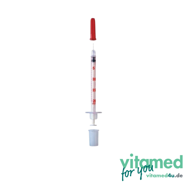 BD Micro-Fine+ Insulinspritzen 0,5 ml, U-40, mit Kanüle 0,30 x 8 mm (VPE: 100 Stk.)