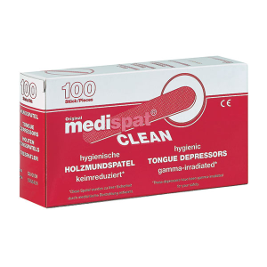 Medispat Clean Holzmundspatel - steril - keimreduziert