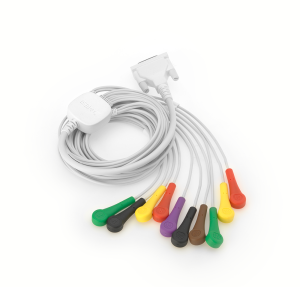MESI ECG Patient cable - Snap connectors (IEC)