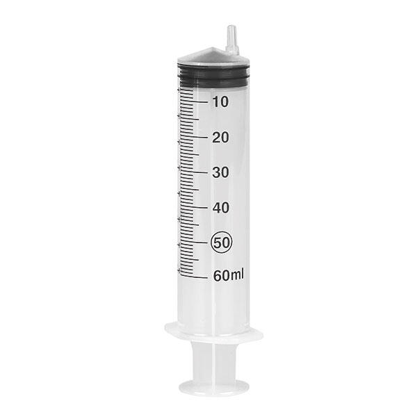 Mediware Gro&szlig;volumen-Spritzen, 3-teilig, Luer, steril, exzentrisch (VPE: 50 St&uuml;ck) 50/60 ml