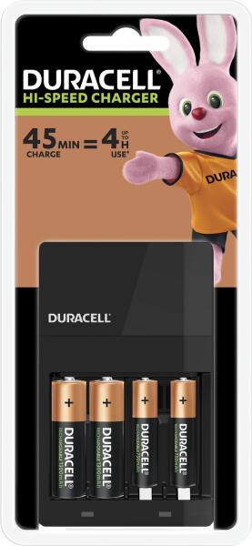 Duracell Hi-Speed Charger CEF14 inkls. Akkus NiMH Micro & Mignon