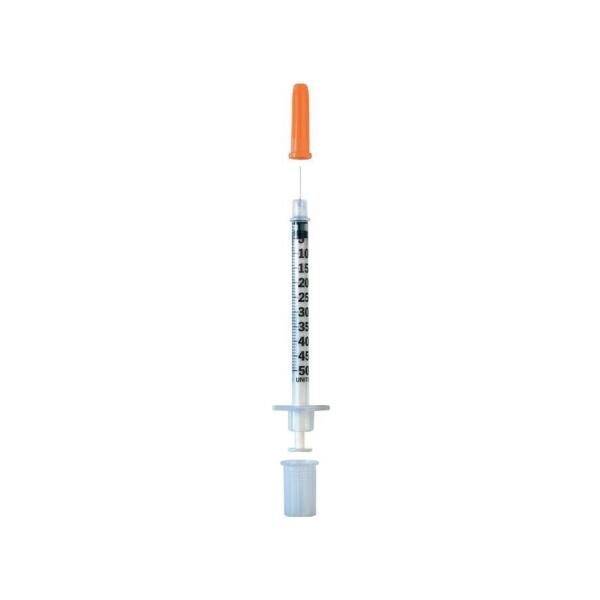 BD Micro-Fine+ Insulinspritzen 0,5 ml, U-100 0,33 x 12,7mm (100 Stk.)