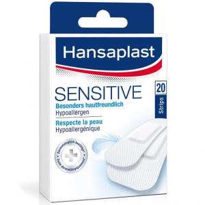 Hansaplast Sensitive Strips Hypoallergen VE 20: Strips