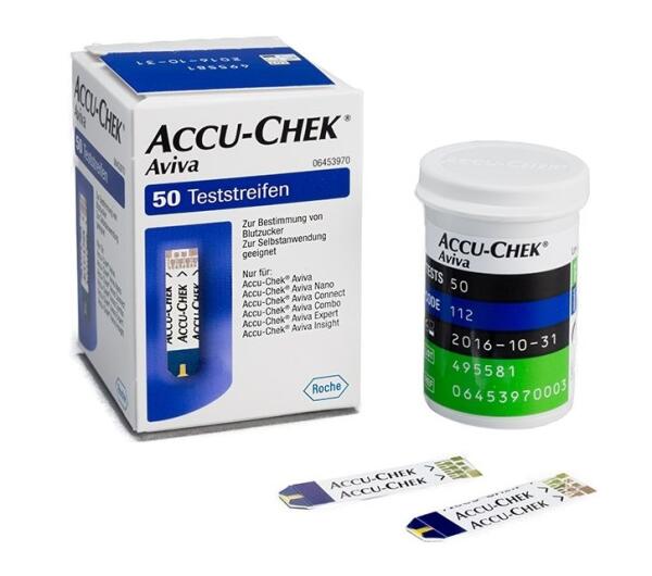 Accu-Chek Aviva Blutzuckerteststreifen ohne Maltose Interferenz (50 Teste)