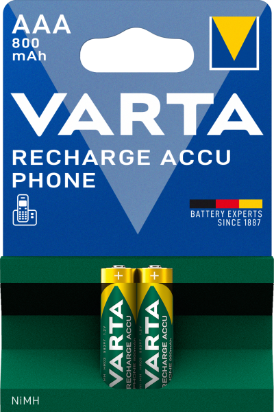Varta Recharge Accu Phone AAA 800mAh 2er Blister