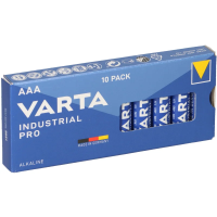 Varta Industrial Pro 4003 AAA Micro LR03 Alkaline 1,5V Batterie 10er Pack