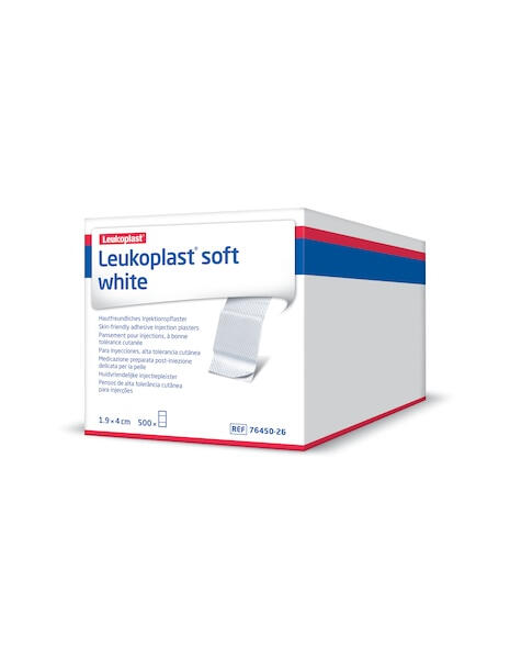 Leukoplast soft white Injektionspflaster 1,9 x 4 cm, lose
