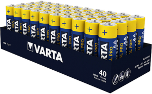 Varta Industrial Pro 4006 AA Mignon LR06 Alkaline 1,5V Batterie 40er Tray