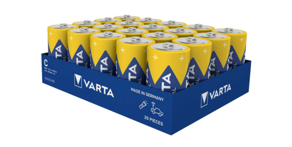 Varta Industrial Pro 4014 C Baby LR14 Alkaline 1,5V Batterie 20er Pack